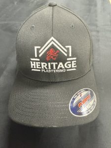 Custom Embroidered Hat for heritage Plastering by BR Embroidery in Poway, CA