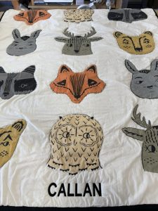 Custom Embroidered Blanket by BR Embroidery in Poway, CA